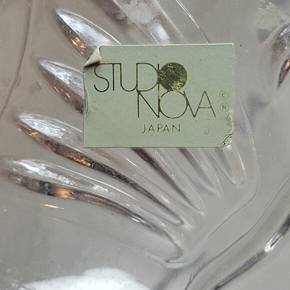 Vintage Fish Shaped Glass Dish Catch All Studio Nova Japan Small Bowl Art Glass - Picture 5 of 11